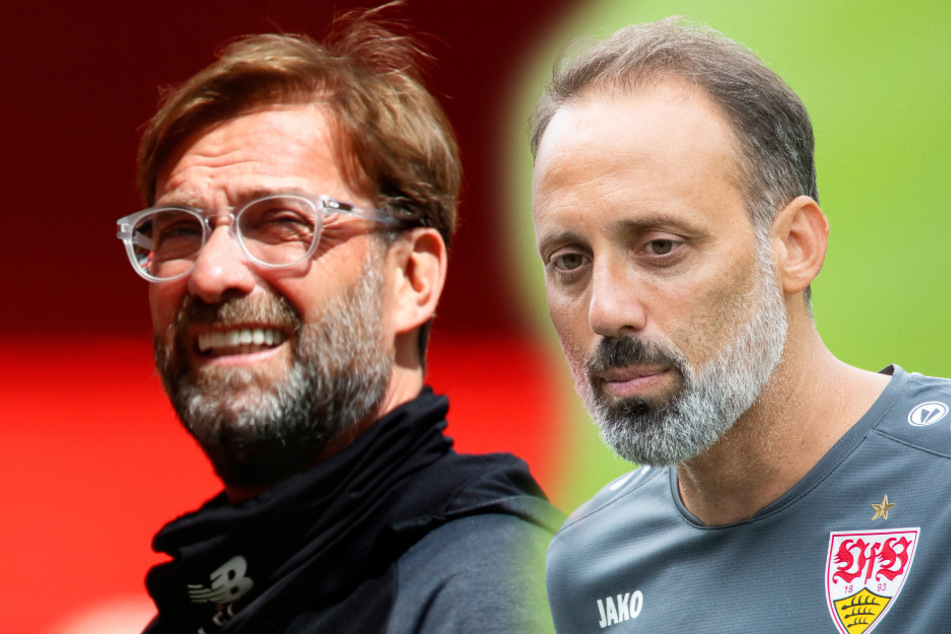 Liverpools Trainer Jürgen Klopp (links) und VfB-Coach Pellegrino Matarazzo. (Montage)