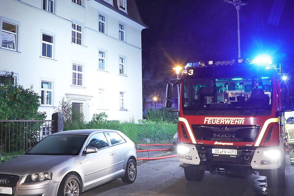 Dresden: Wohnung in Striesen in Brand: Junge (2) muss ins Krankenhaus!