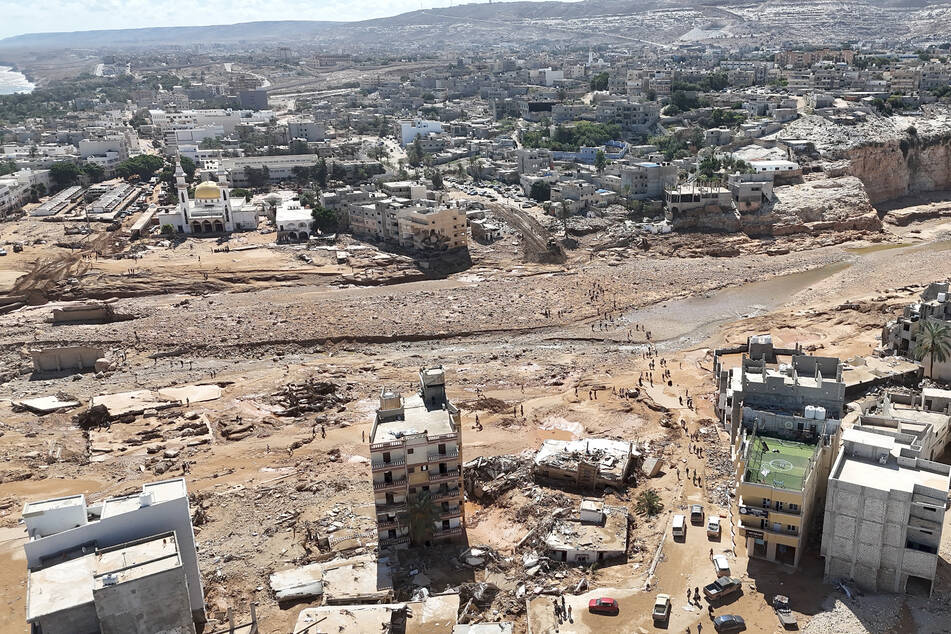 Die libysche Hafenstadt Darna hat es besonders schlimm erwischt.