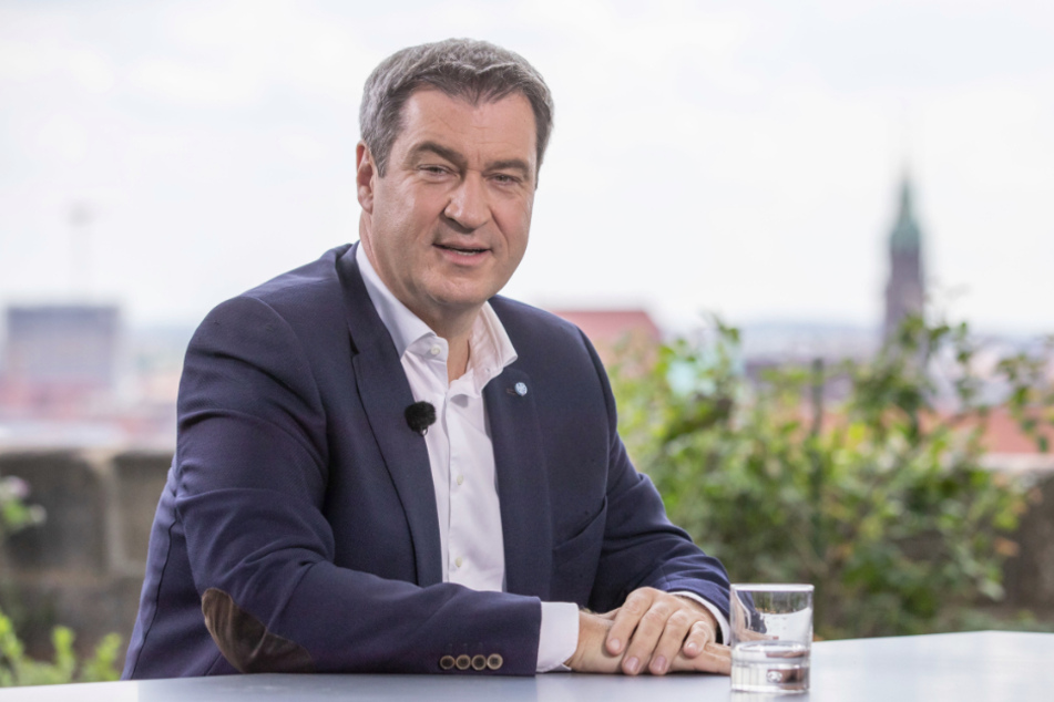 Markus Söder (53, CSU) im Gespräch.
