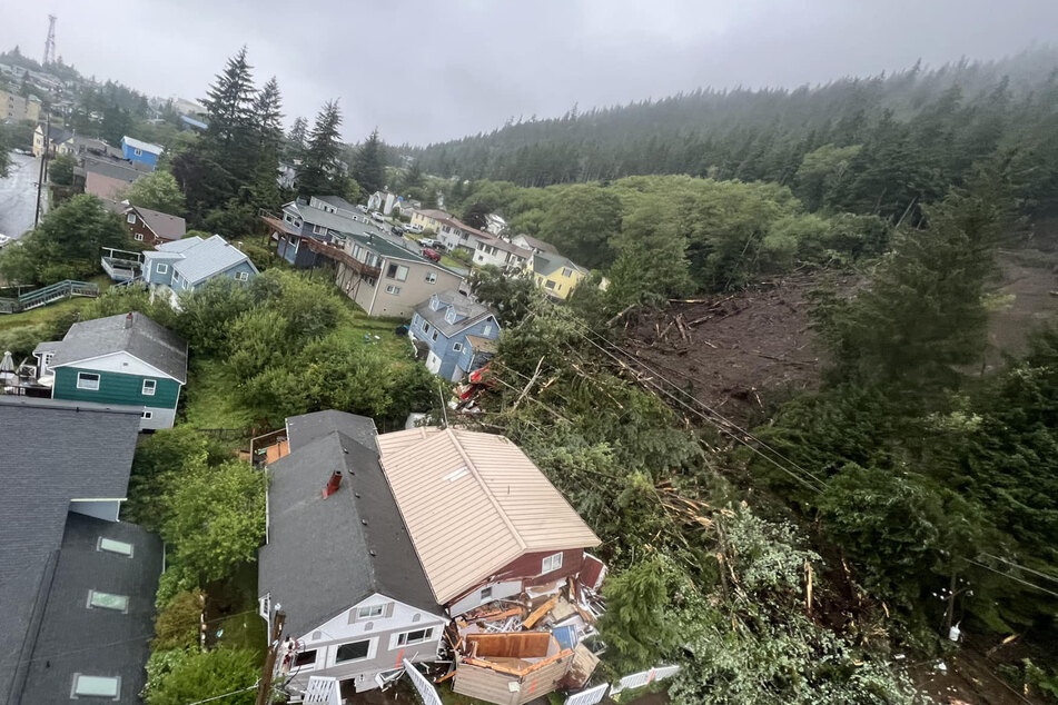 The Alaskan city of Ketchikan was hit on Sunday by a massive landslide that killed at least one person.