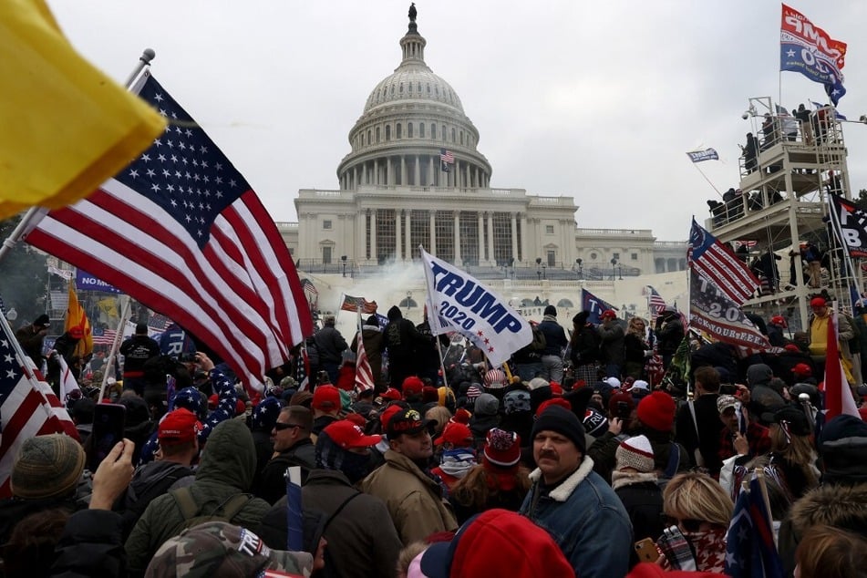 Pro-Trump protesters entered the US Capitol building during a joint session of Congress to ratify President-elect Joe Biden's Electoral College win over Donald Trump on January 6, 2021.