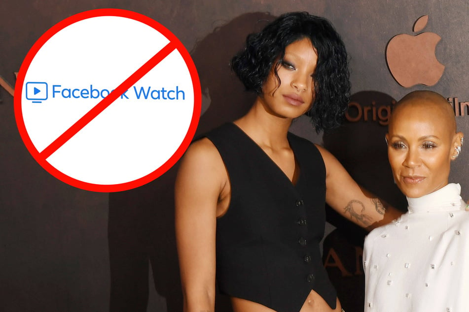 Facebook Watch is coming to an end, leaving the popular talk show Red Table Talk starring Jada Pinkett Smith (r) and Willow Smith (l) without a streaming home.