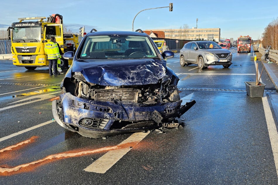 Drei Verletzte nach Ampel-Crash im Landkreis Zwickau