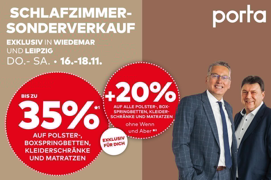 Die Geschäftsleiter Olaf Tratzsch (Wiedemar) und Uwe Arnold (Leipzig) freuen sich auf Euren Besuch.