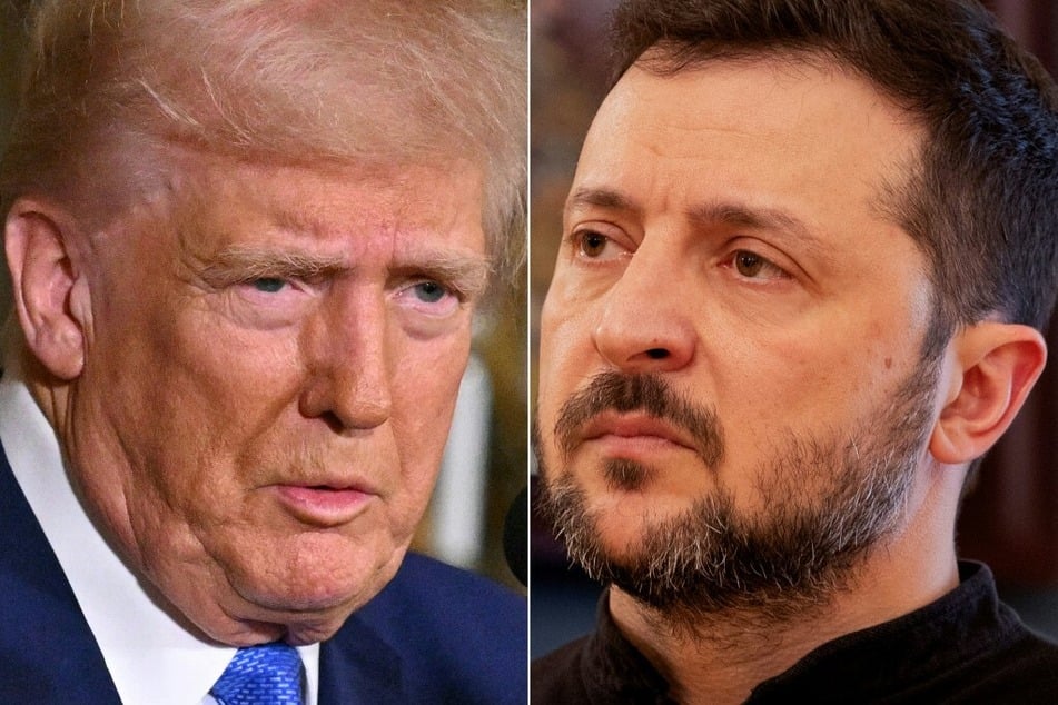 Ukraine, led by President Volodymyr Zelensky (r.), is reportedly in "final stages" of an agreement with the Trump administration to give the US access to the country's mineral resources.