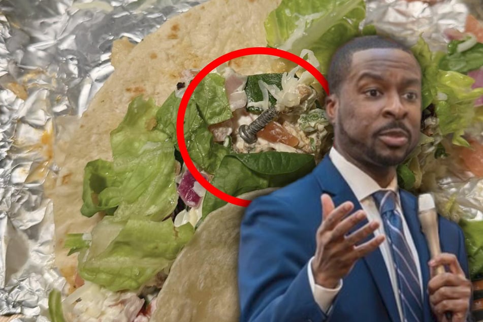 Politiker beißt in Taco, dann knirscht es: "Zuerst dachte ich, es sei ein Knochen"