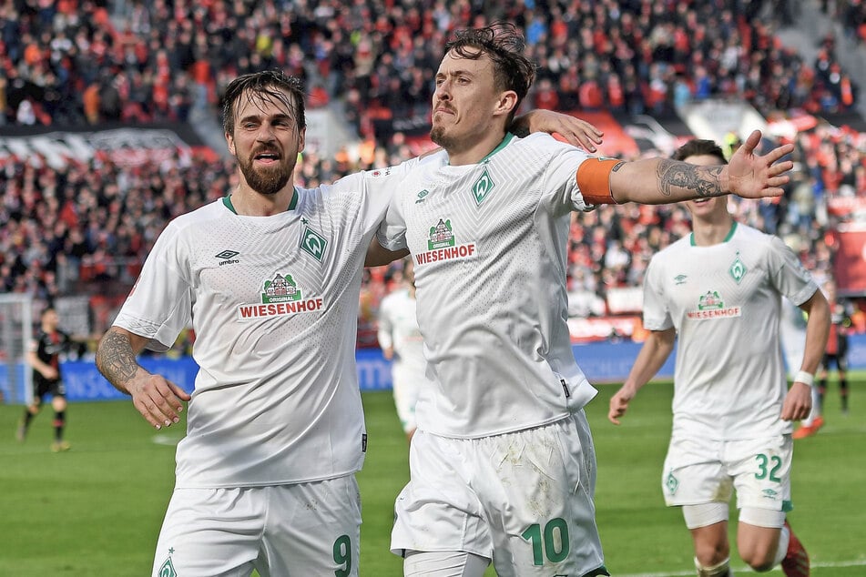 Martin Harnik (37, l.) und Max Kruse (37) spielten gemeinsam für Werder Bremen.
