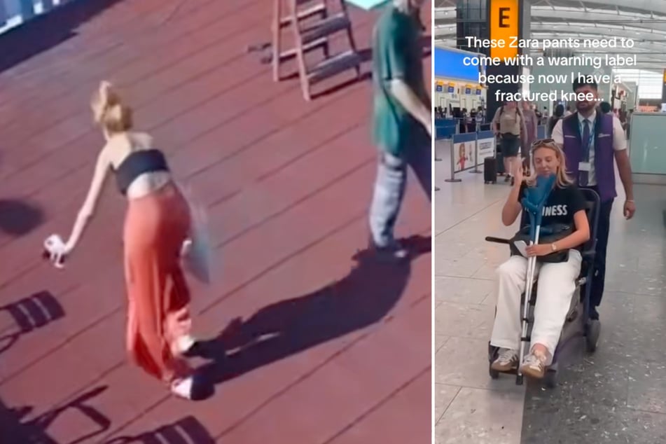 Auch andere Frauen stürzten hin und manche landeten anschließend sogar aufgrund der entstandenen Verletzungen im Rollstuhl!