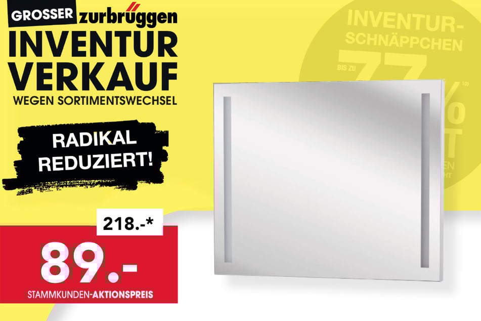 Der Stylife Spiegel
für 89 Euro.