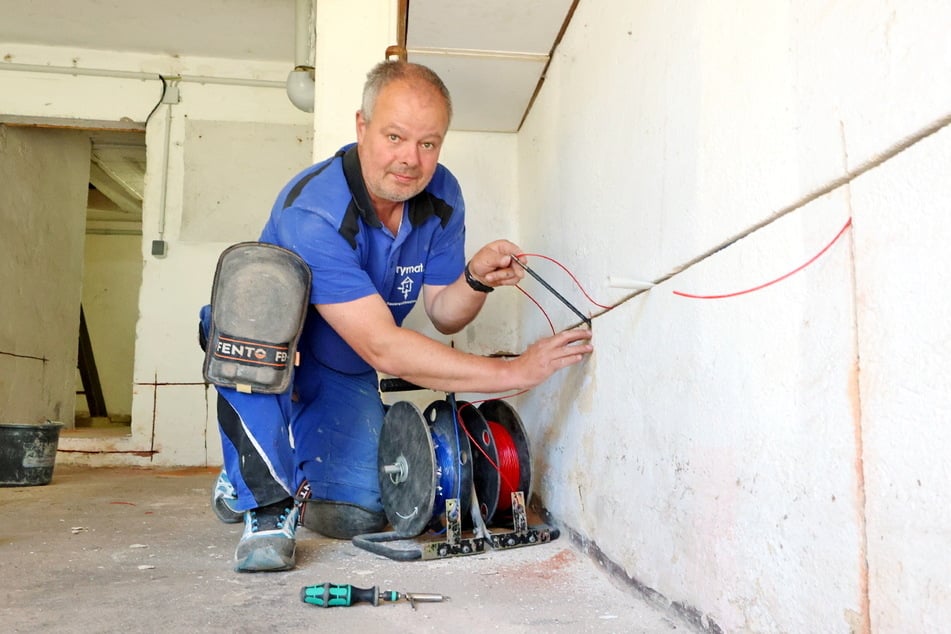 Drymat-System im Einsatz und das ganz ohne Aufgraben.