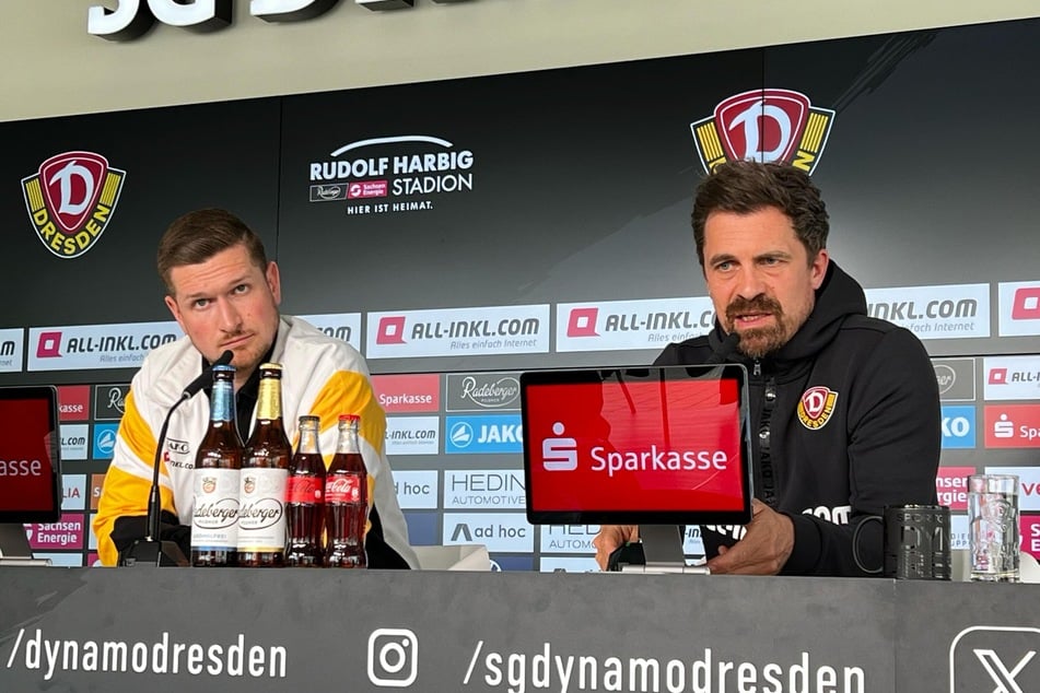 Muss weiterhin nur auf zwei Akteure verzichten: Dynamo Dresdens Cheftrainer Thomas Stamm (42).