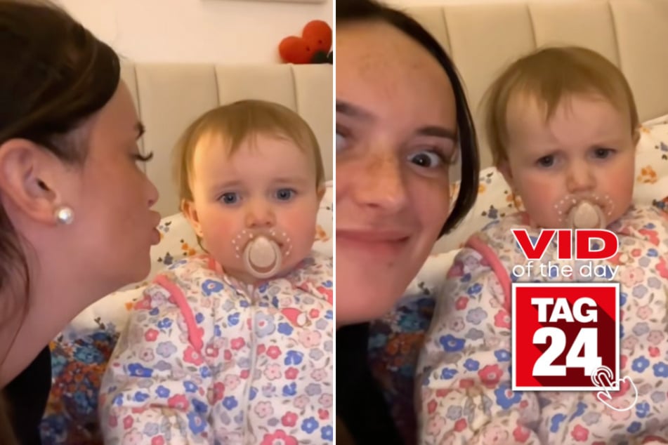 viral videos: Viral Video of the Day for January 12, 2025: Baby's "lethal" eye roll steals the show in hilarious TikTok clip!