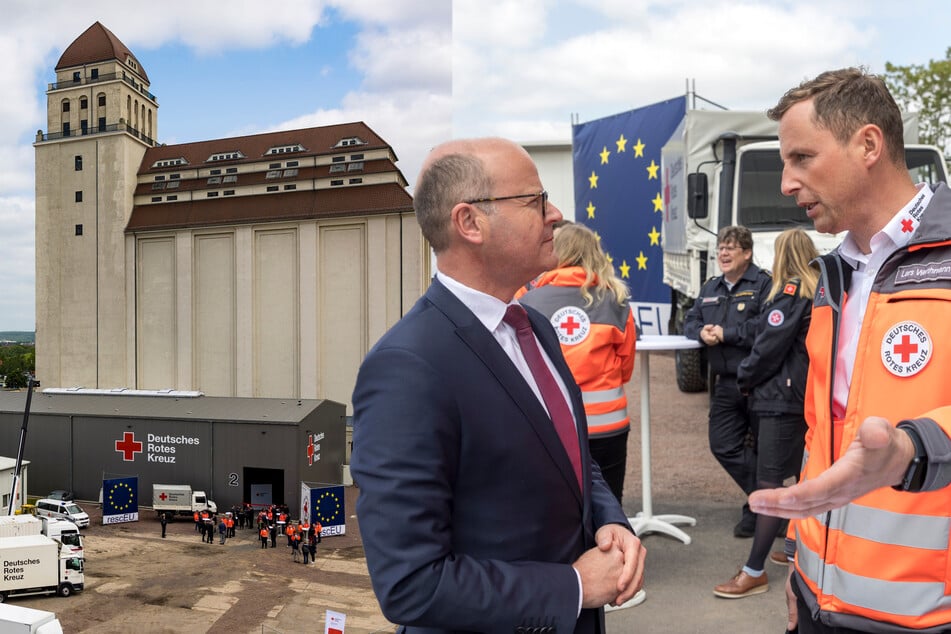 Europäische Union wappnet sich mitten in Dresden gegen Katastrophen