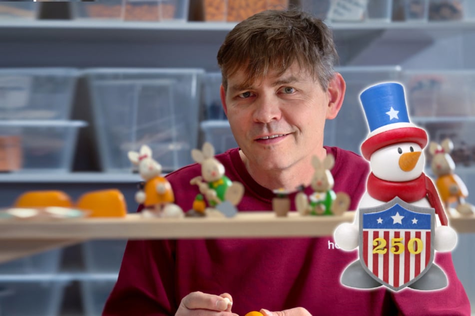 Kunsthandwerk-Designer aus dem Erzgebirge schnitzt Sonderedition für Amerika