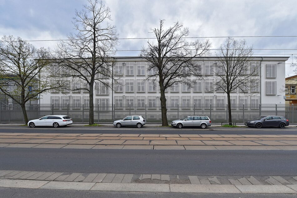 Die Abschiebehaftanstalt an der Hamburger Straße in Dresden.