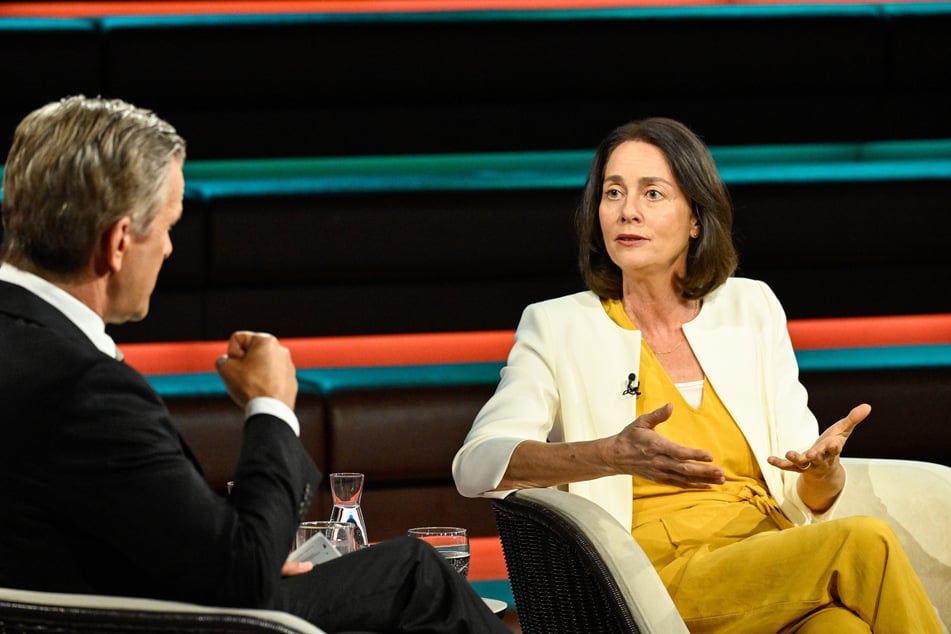 Katarina Barley (57, SPD) stellte als Europaabgeordnete die EU-Sichtweise dar.