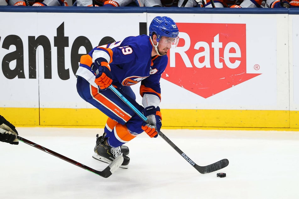 Islanders center Brock Nelson scored two goals to help the Isles eliminate the Bruins in game six on Wednesday night