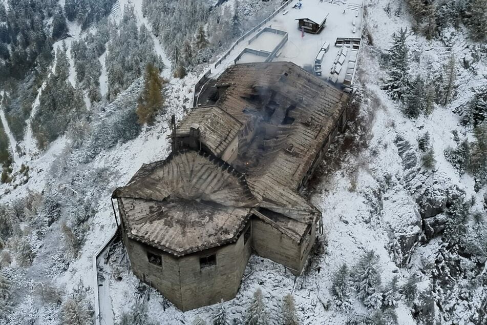 Das Kehlsteinhaus brannte fast vollständig aus.