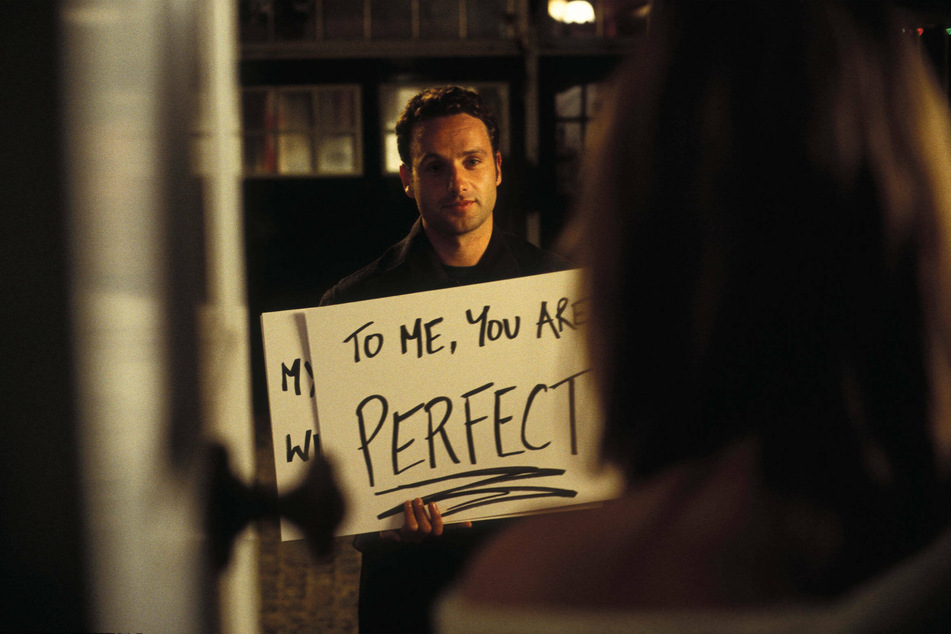 Love Actually is a 2003 Christmas-themed romantic comedy that features an ensemble cast.