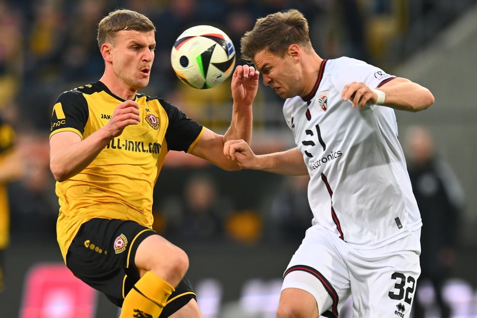 Christoph Daferner (27, l.) stieg mit Dynamo am vergangenen Wochenende auf, aus Nürnberg meldete sich niemand bei ihm.