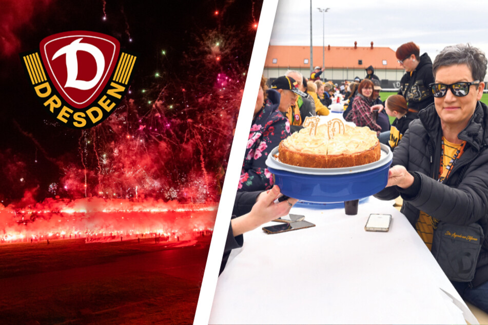 Dynamo feiert Geburtstag: Viel Feuerwerk, Kuchen sowie eine gesellige Runde