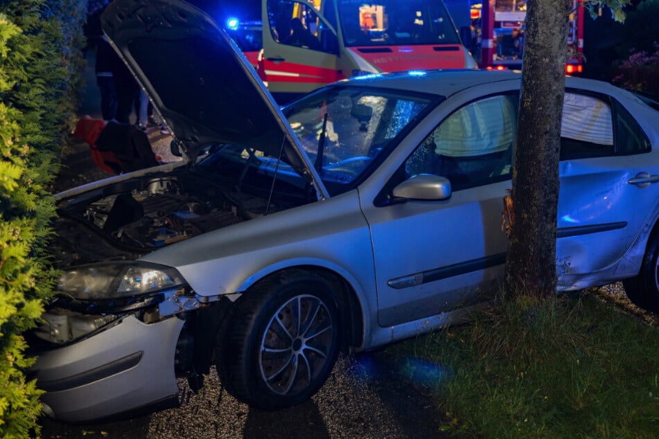 Baum-Crash im Vogtland: Unfallverursacherin haut einfach ab