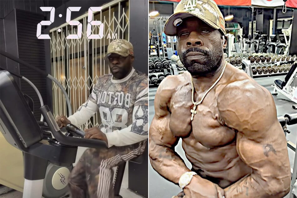 Letzte Aufnahmen von Kali Muscle (50) zeigen ihn posierend vor der Kamera.