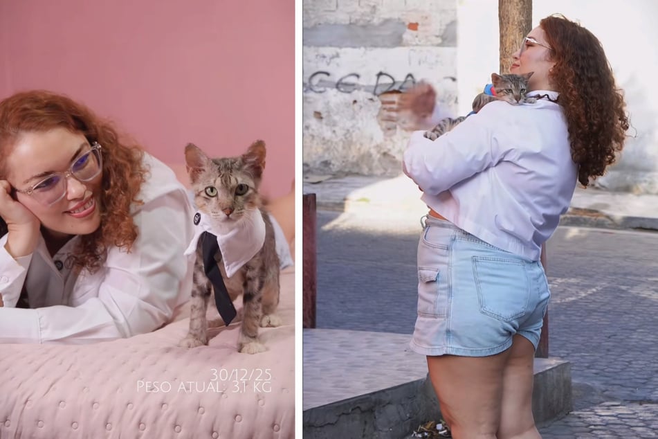 Brasilianerin Renata zeigt ein großes Herz und nahm sich des Tiers an.