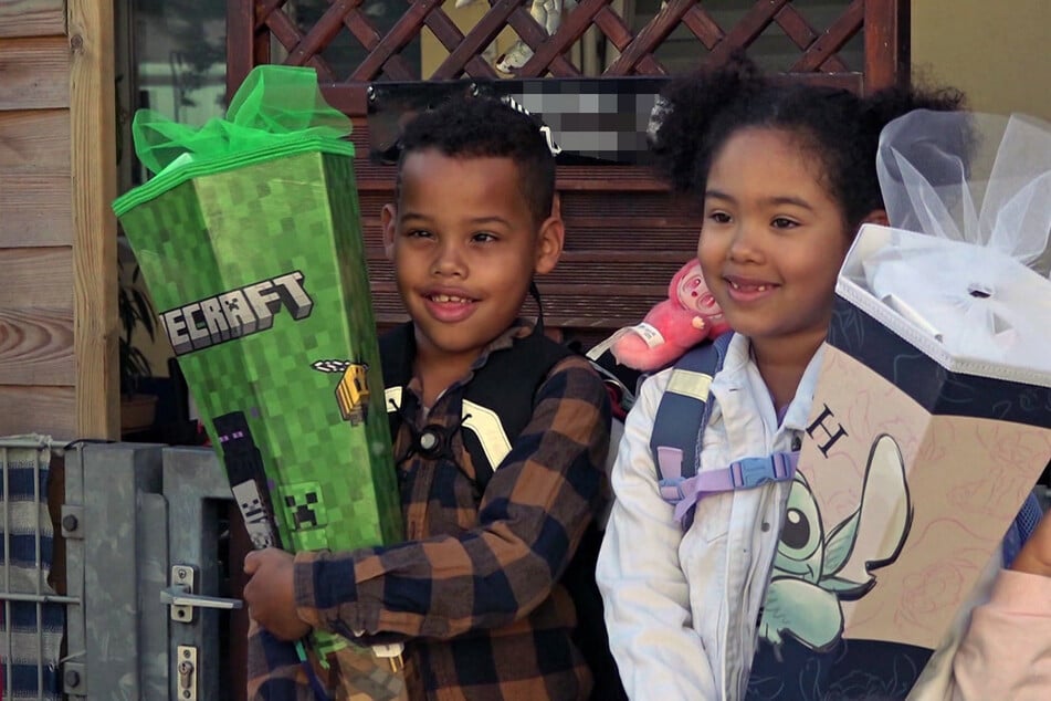 Jaydin und Jaylin wurden eingeschult.