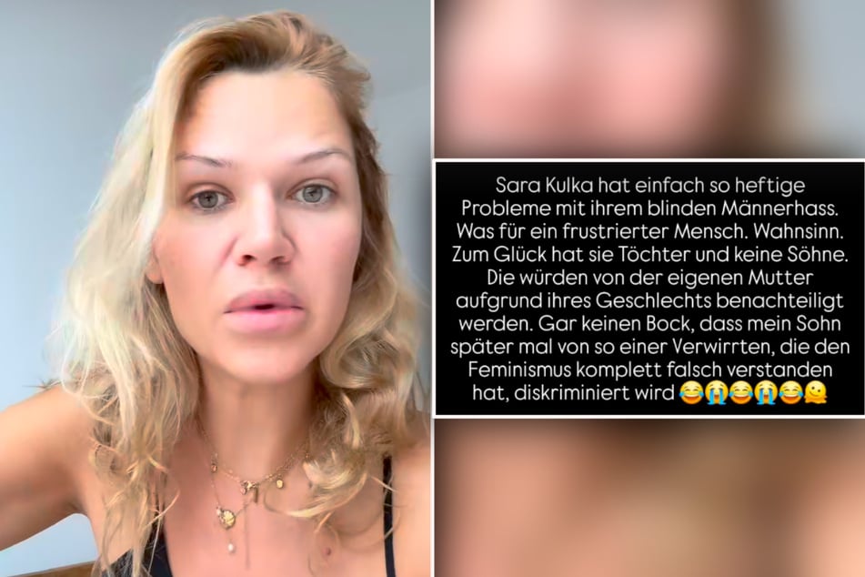 Sara Kulka (35) kann es nicht fassen, was sich manche bei Instagram rausnehmen.