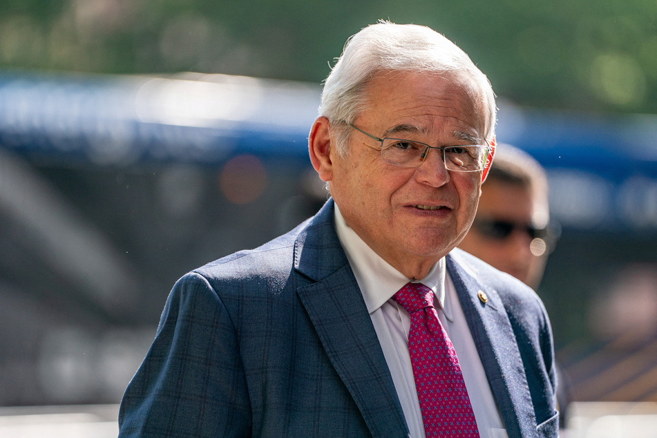 Senator Bob Menendez arrives at federal court for his bribery trial in connection with an alleged corrupt relationship with three New Jersey businessmen.