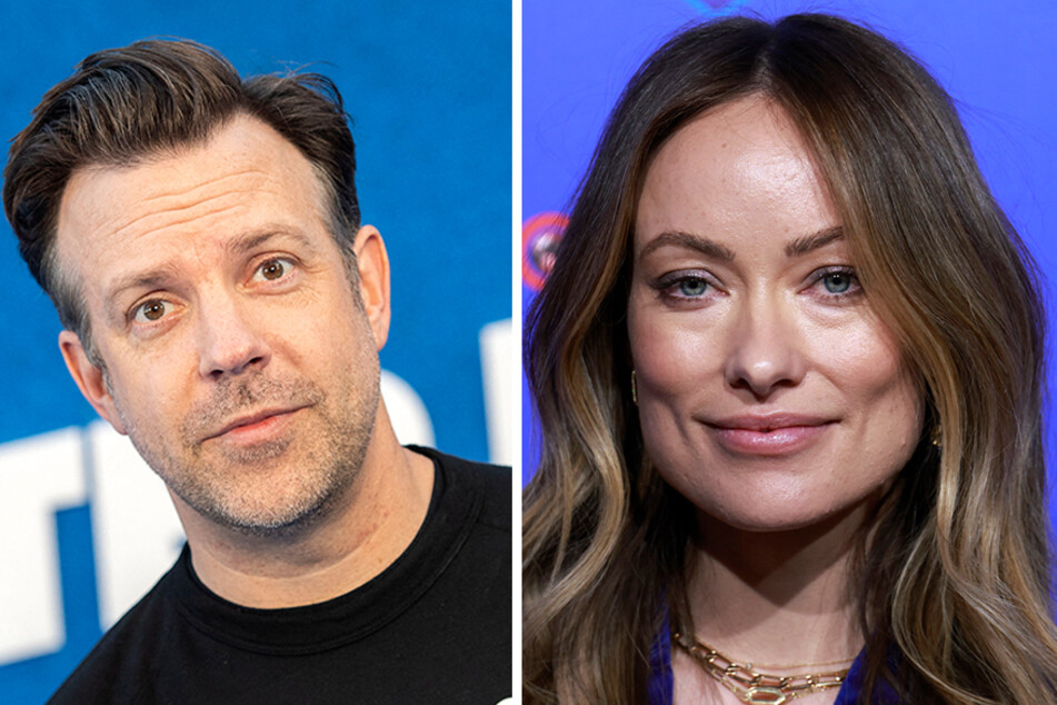 Olivia Wilde (r) opened up about getting ambushed with court docs from Jason Sudeikis mid-presentation at CinemaCon.