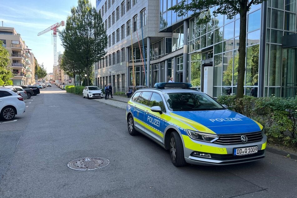 Die Polizei war am Freitagvormittag vor Ort.