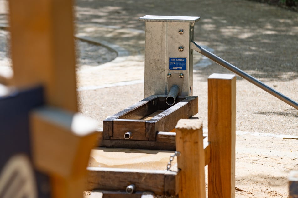 Nach der Eröffnung fiel die Wasserpumpe aus. Am Montag wurde sie repariert.