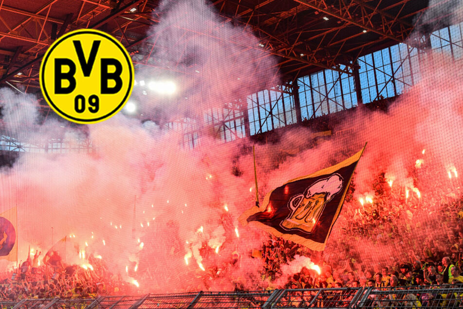 Hässliche Szenen: Fans von Dortmund und Kopenhagen bewerfen sich mit Pyrotechnik!