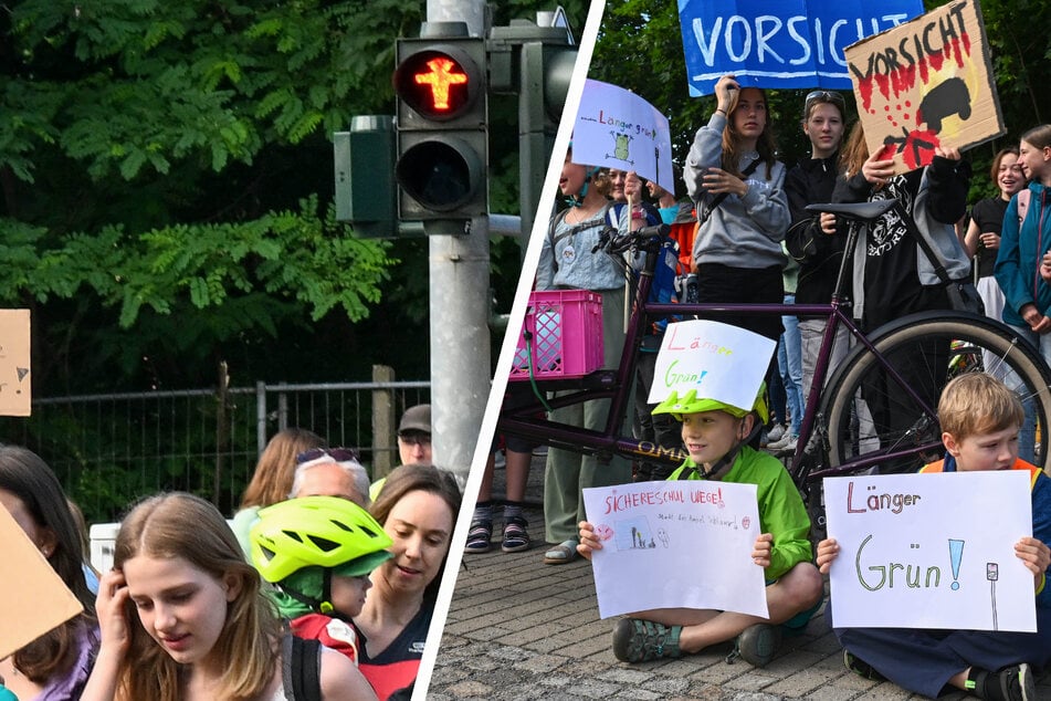 Dresden: Ampel-Ärger an der Stauffenbergallee: Schüler und Eltern auf den Barrikaden!