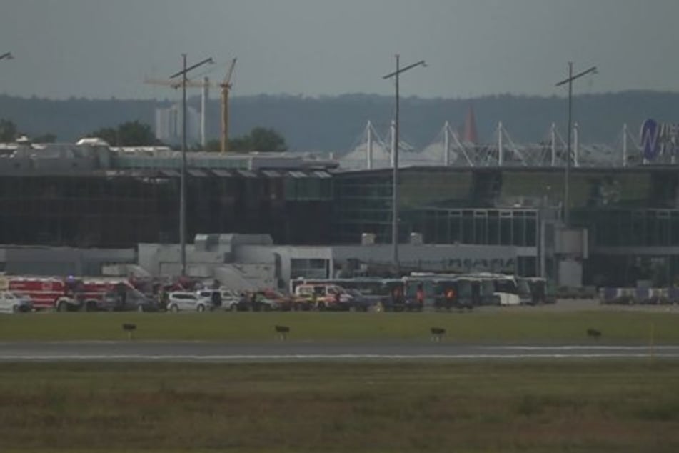 Der Nürnberger Flughafen musste abgeriegelt werden.