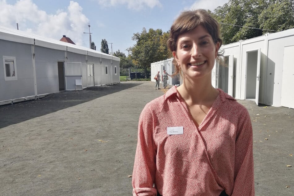 Manon Martens hat bereits zuvor Notunterkünfte in Berlin und Leipzig betreut - unter anderem mit bis zu 400 Bewohnern.