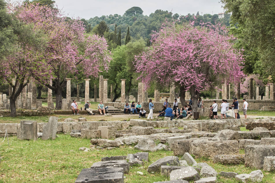 Vom antiken Olympia auf der Halbinsel Peloponnes ist längst nicht mehr alles erhalten. Für Touristen ist der Ort dennoch magisch.
