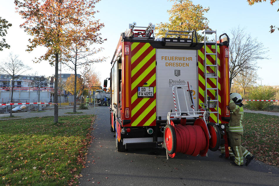 Die Feuerwehr war schnell vor Ort. 22 Einsatzkräfte waren insgesamt vor Ort.