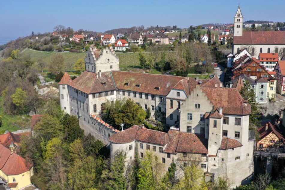 Burg Meersburg am Bodensee.