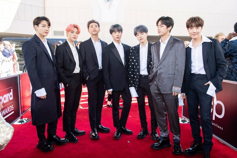 BTS, the world's most successful K-pop band, at the 2019 Billboard Music Awards in Las Vegas, Nevada.