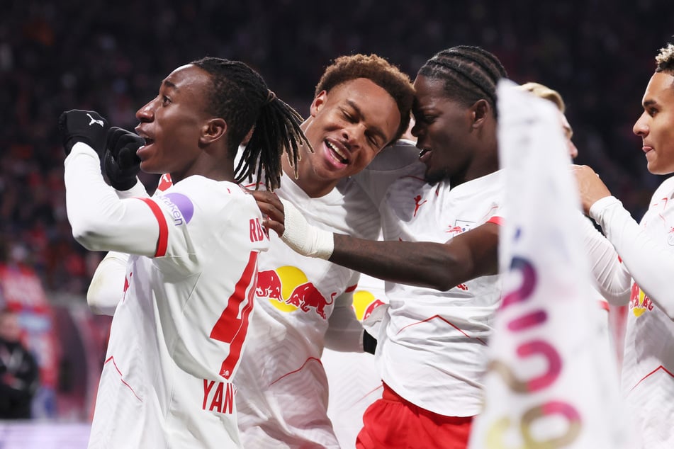 Yan Diomande (19, l.), Assan Ouedraogo (19, M.) und Castello Lukeba (22, r.) haben allesamt ihren Marktwert deutlich steigern können.