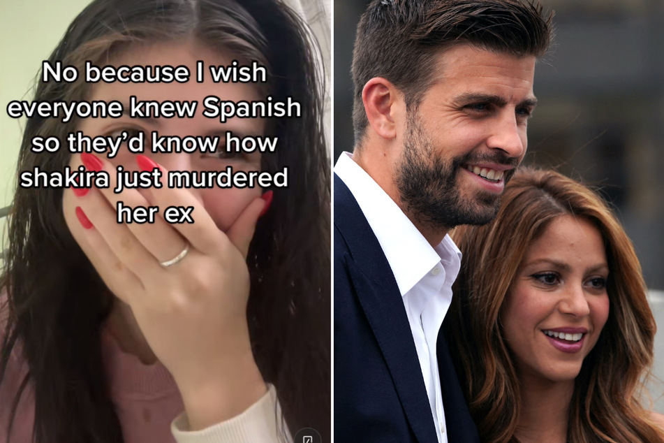 Fans are going nuts over Shakira's (r) newest song and its scathing lyrics, obviously aimed at her ex Gerard Piqué.