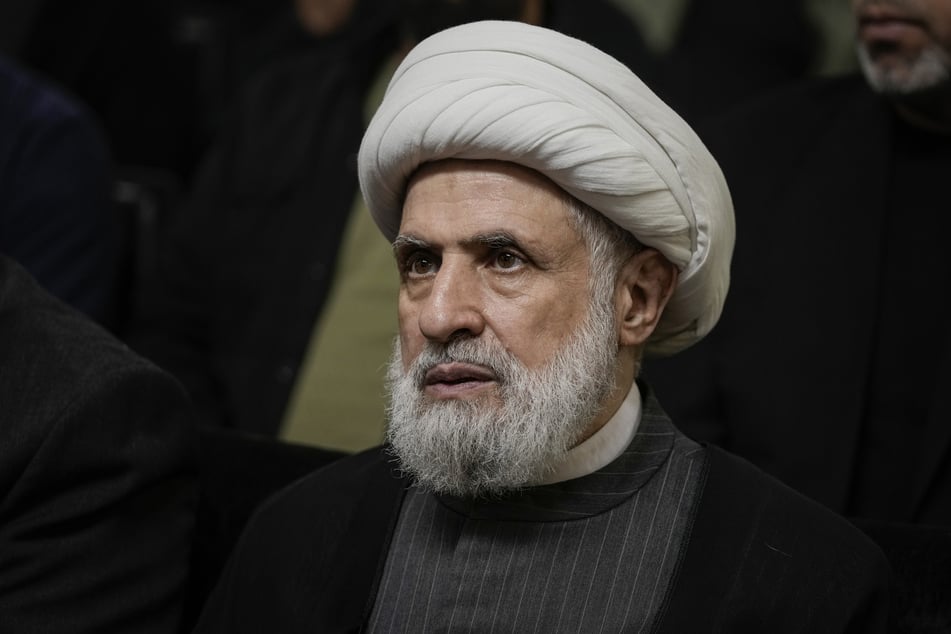Der Hisbollah-Generalsekretär Naim Kassim.