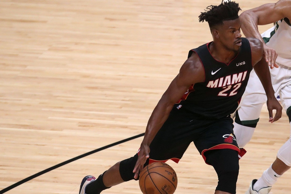 Heat forward Jimmy Butler scored 27 points in Miami's Saturday night win.