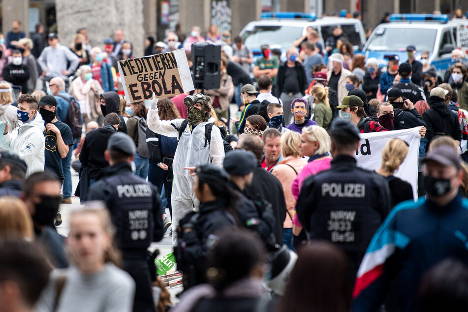 In Köln ist zum 11.11. eine Demo gegen die Corona-Maßnahmen angekündigt. (Archivfoto)