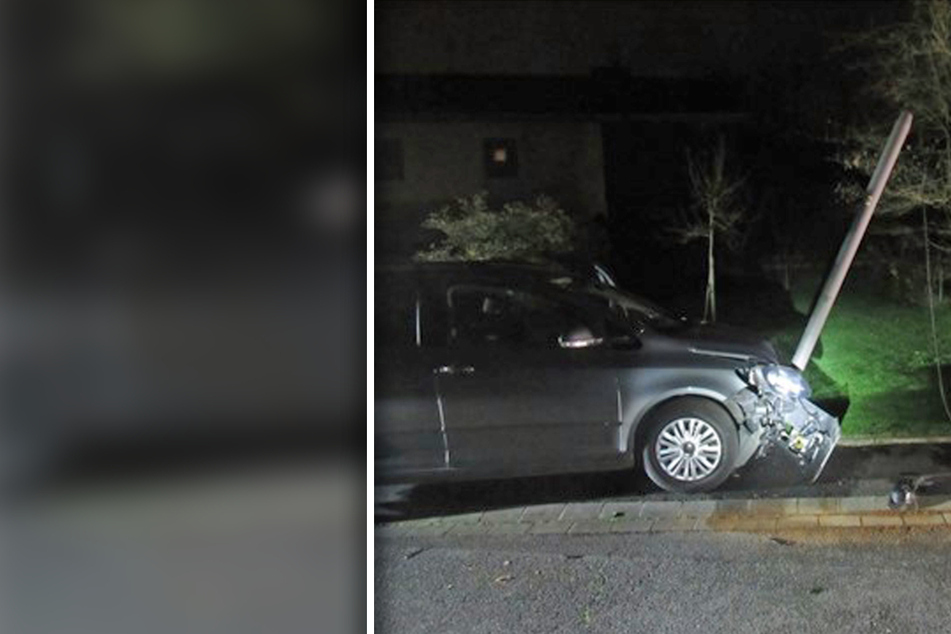 Auto kracht gegen Laterne: VW-Fahrer (†83) stirbt im Krankenhaus