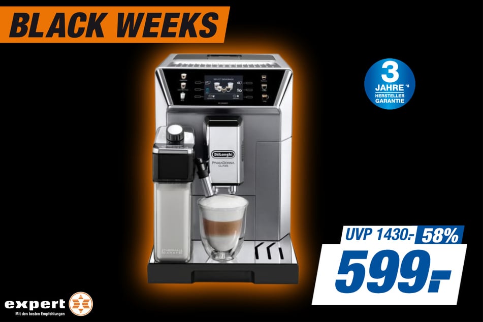 De'Longhi-Kaffeevollautomaten ECAM 550.85.MS Pirmadonna Class für 599 statt 1.430 Euro.